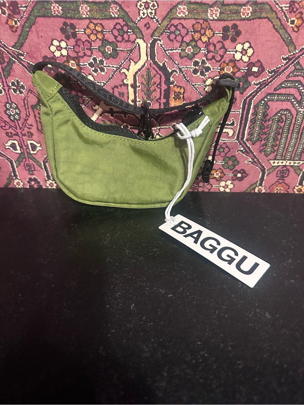 Baggu - Crescent Bag Charm - Green Juice